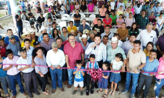 Alcalde Néstor Rodolfo Rivera Pérez Inaugura Importante Obra de Conexión Vial en Tempoal