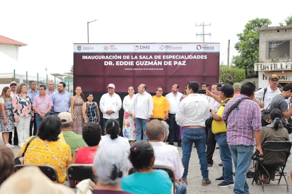 Ozuluama: Secretario de Gobierno del Estado inaugura Sala de Especialidades y marcan inicio de ampliación de Unidad Básica de Rehabilitación en Pánuco