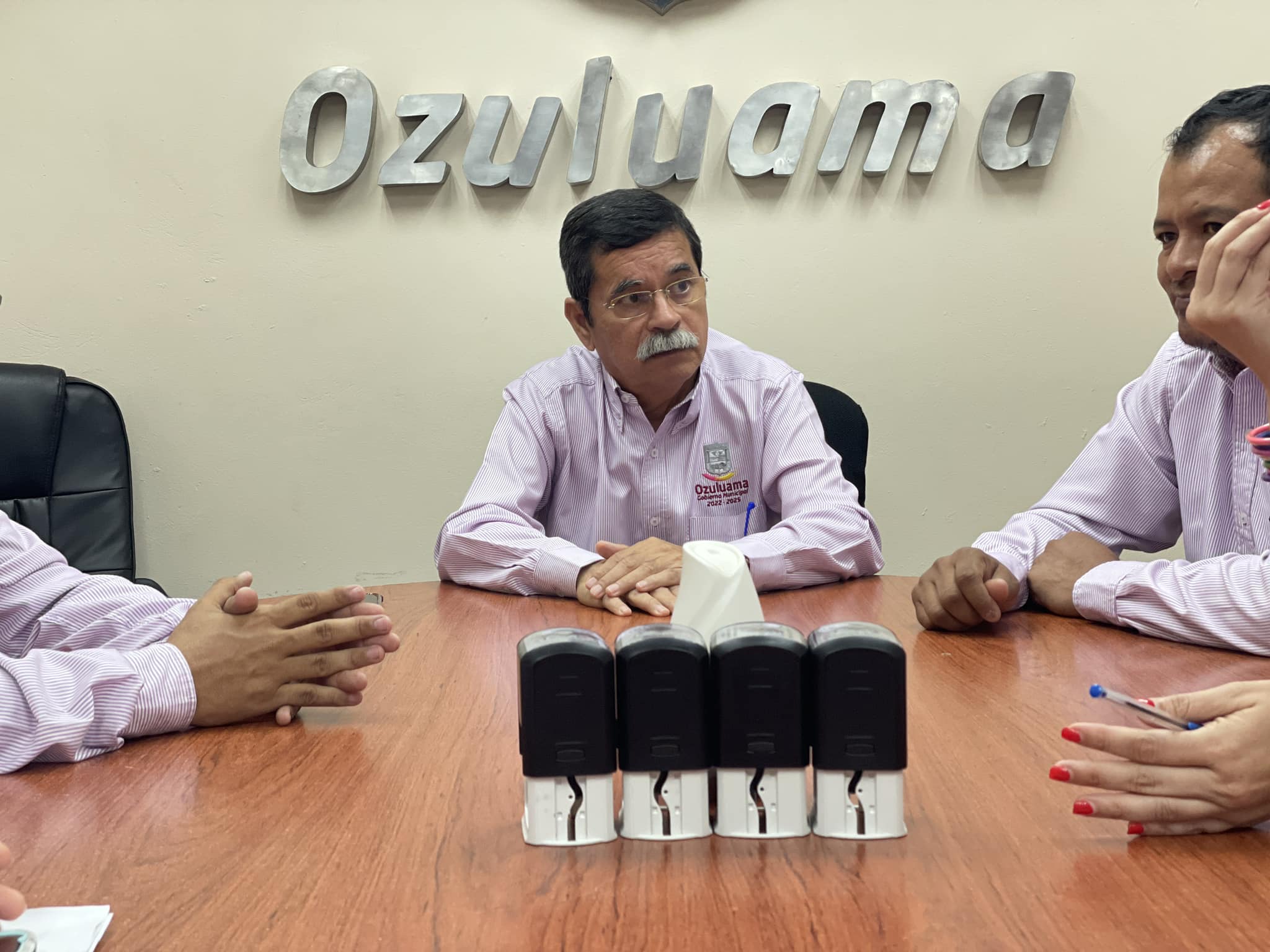 Reunión de Cabildo en el Ayuntamiento Municipal de Ozuluama