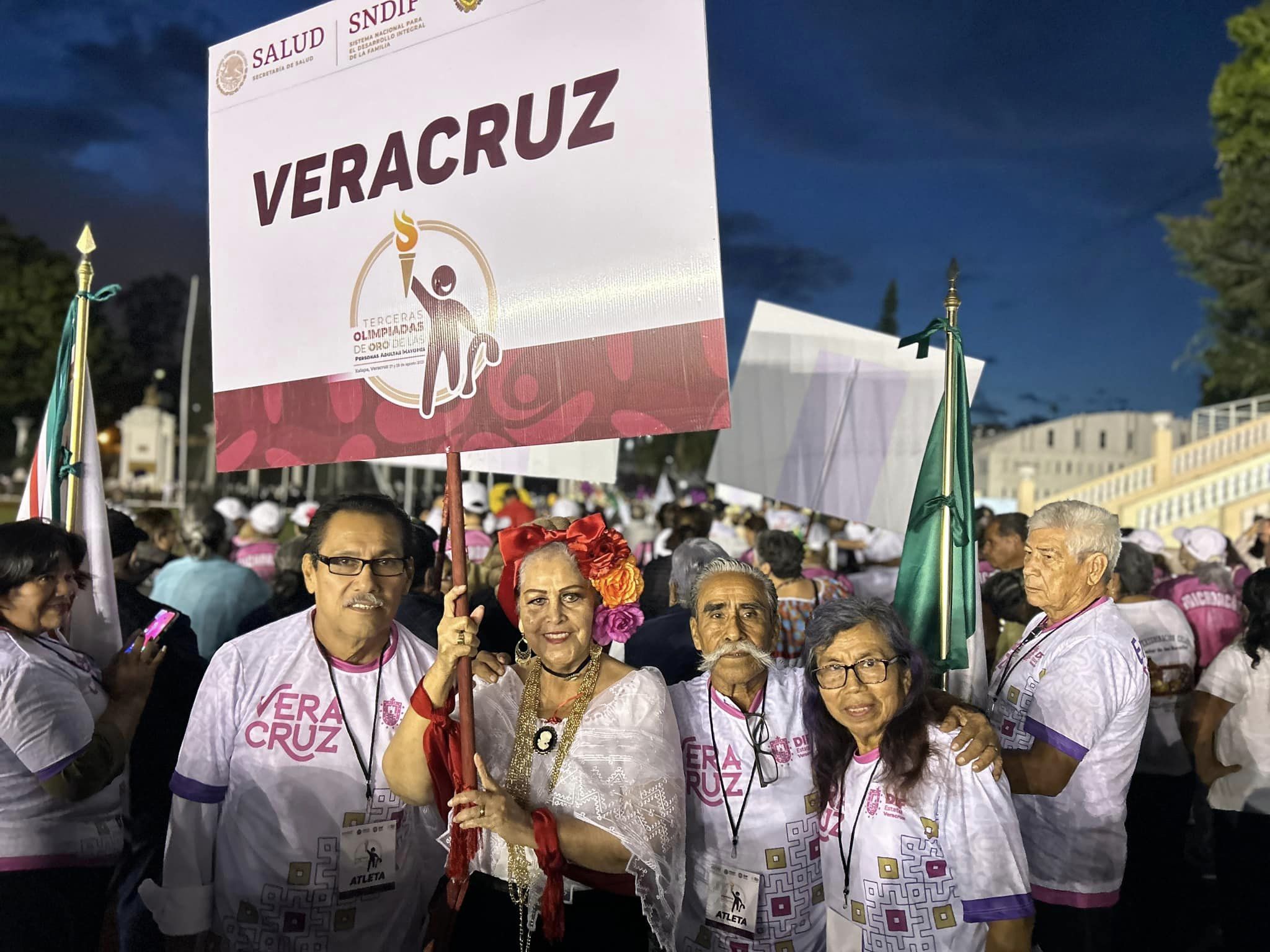 Papantla Brilla en las Olimpiadas Nacionales de Oro para el Adulto Mayor