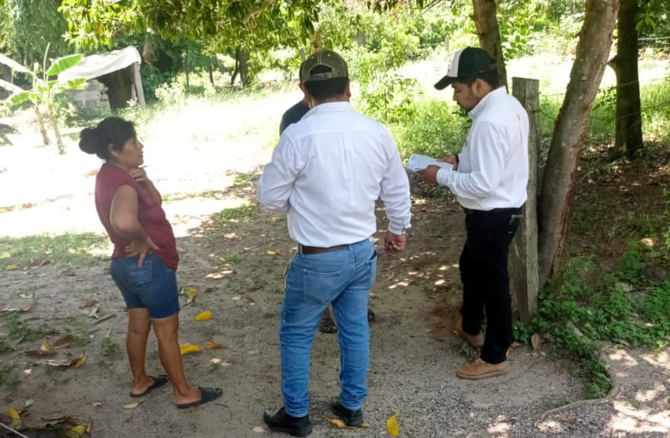 Ozuluama: Departamento de Catastro Municipal Realiza Deslinde y Actualización del Plano en Alto del Tigre