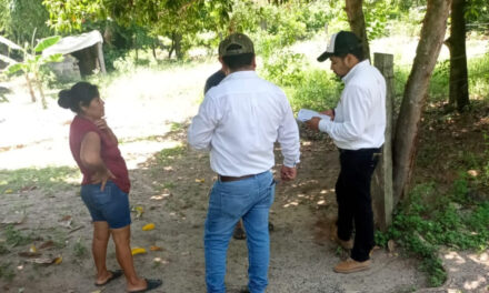 Ozuluama: Departamento de Catastro Municipal Realiza Deslinde y Actualización del Plano en la Comunidad de Alto del Tigre
