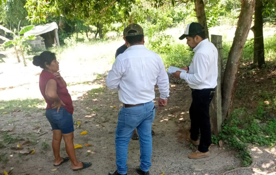 Ozuluama: Departamento de Catastro Municipal Realiza Deslinde y Actualización del Plano en la Comunidad de Alto del Tigre