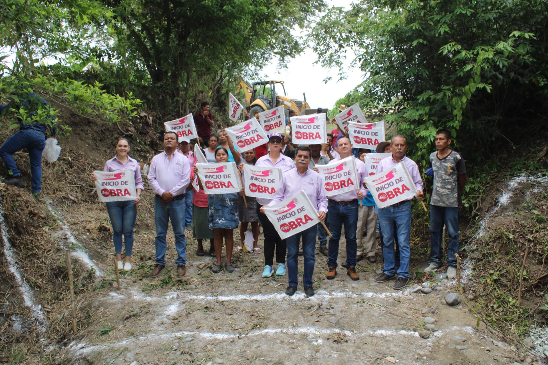 Ozuluama: Inicio de Obras en Otatal y Cuatro Palmas