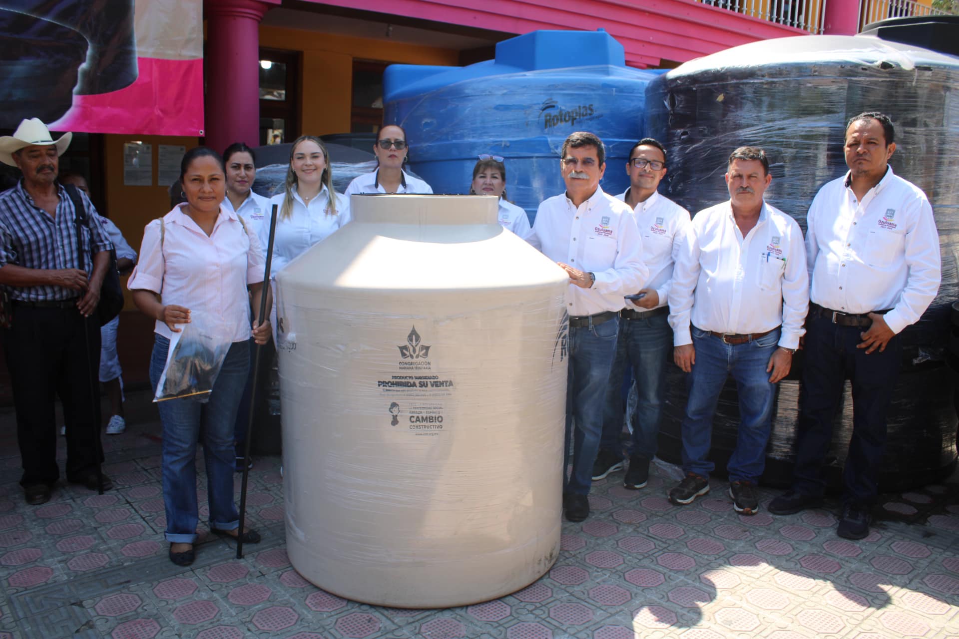 Ozuluama: Más de 520 familias beneficiadas con el programa almacenamiento adecuado de agua municipal