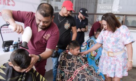 Tuxpan: Un gran número de estudiantes tuxpeños beneficiados con cortes de cabello gratuitos