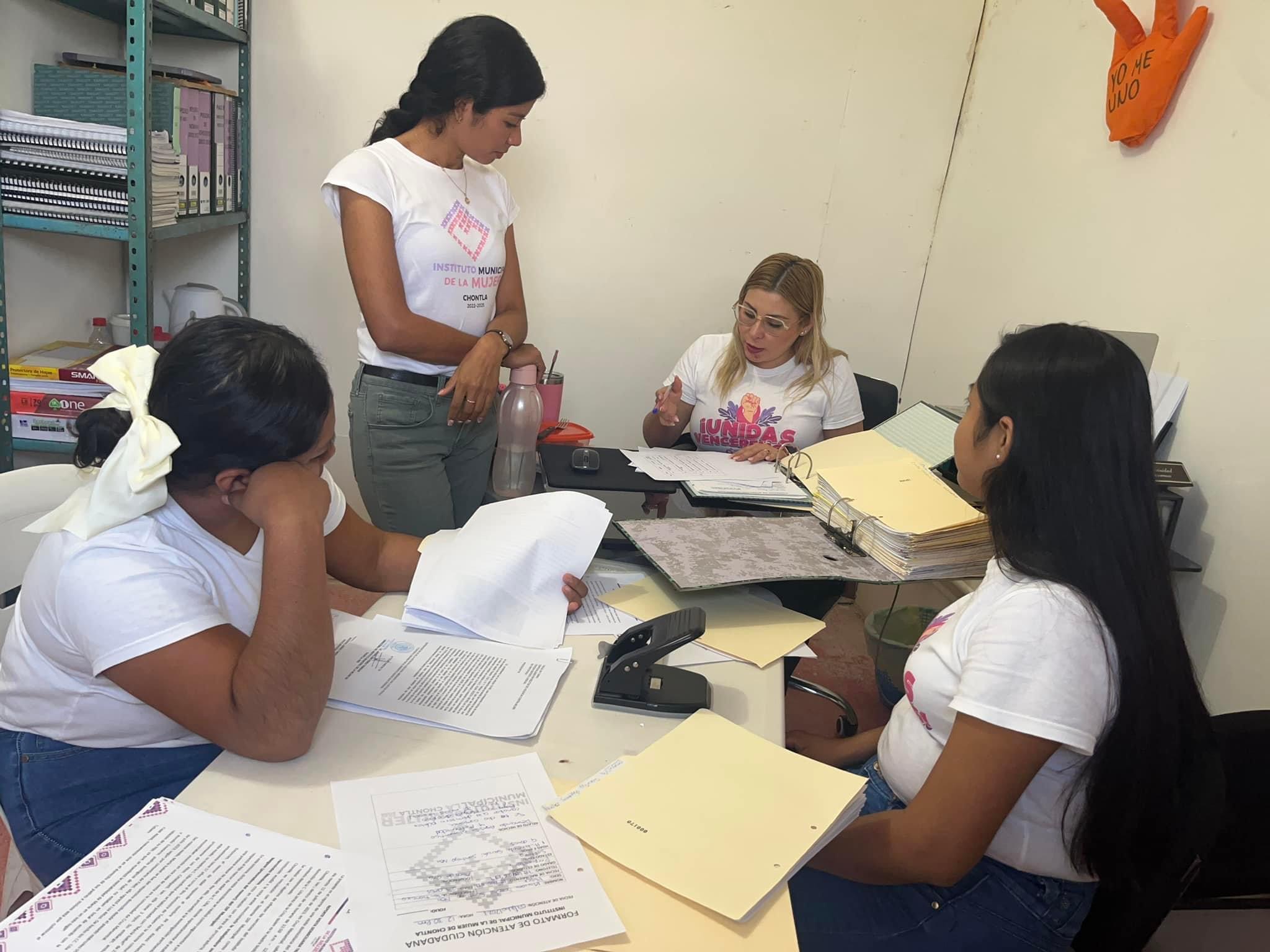 CHONTLA: IMMUJER CHONTLA, LLEVA A CABO MESA DE TRABAJO MENSUAL