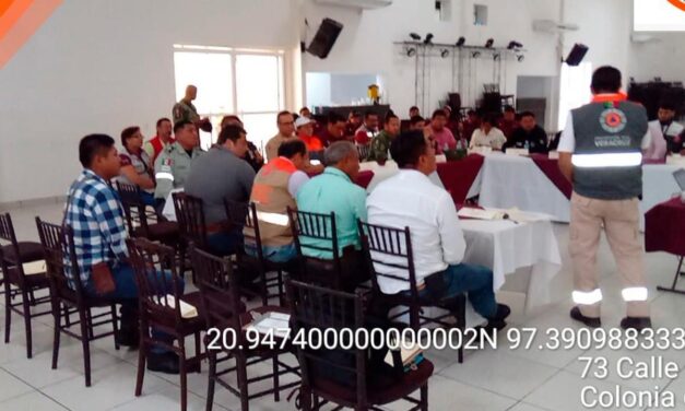 Tepetzintla: presentación del programa de “lluvias y ciclones tropicales 2023”.