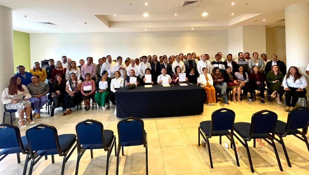 Chontla: Asiste Nestor Sosa a posicionamiento en contra de jueces y juezas federales