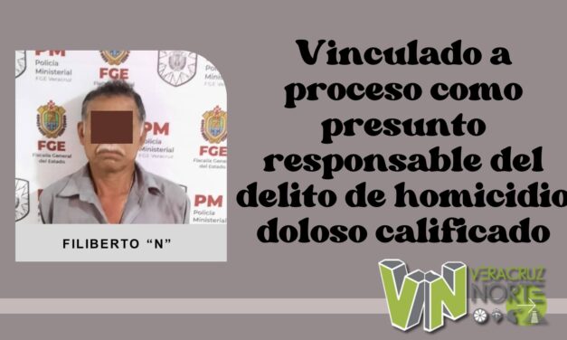 Martínez de la Torre: Vinculado a proceso como presunto responsable del delito de homicidio doloso calificado