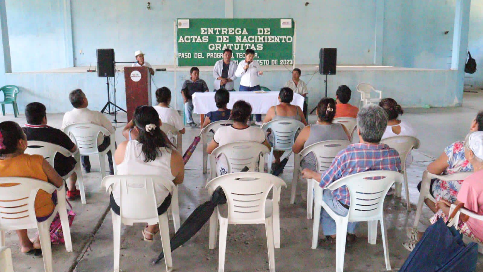 Tecolutla: Entrega de actas de nacimiento certificadas y gratuitas