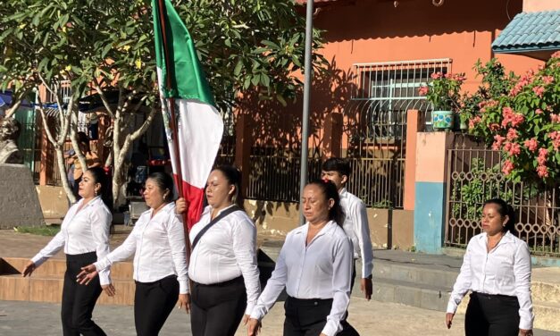 Ixhuatlan De Madero: como cada lunes se lleva acabo la ceremonia cívica
