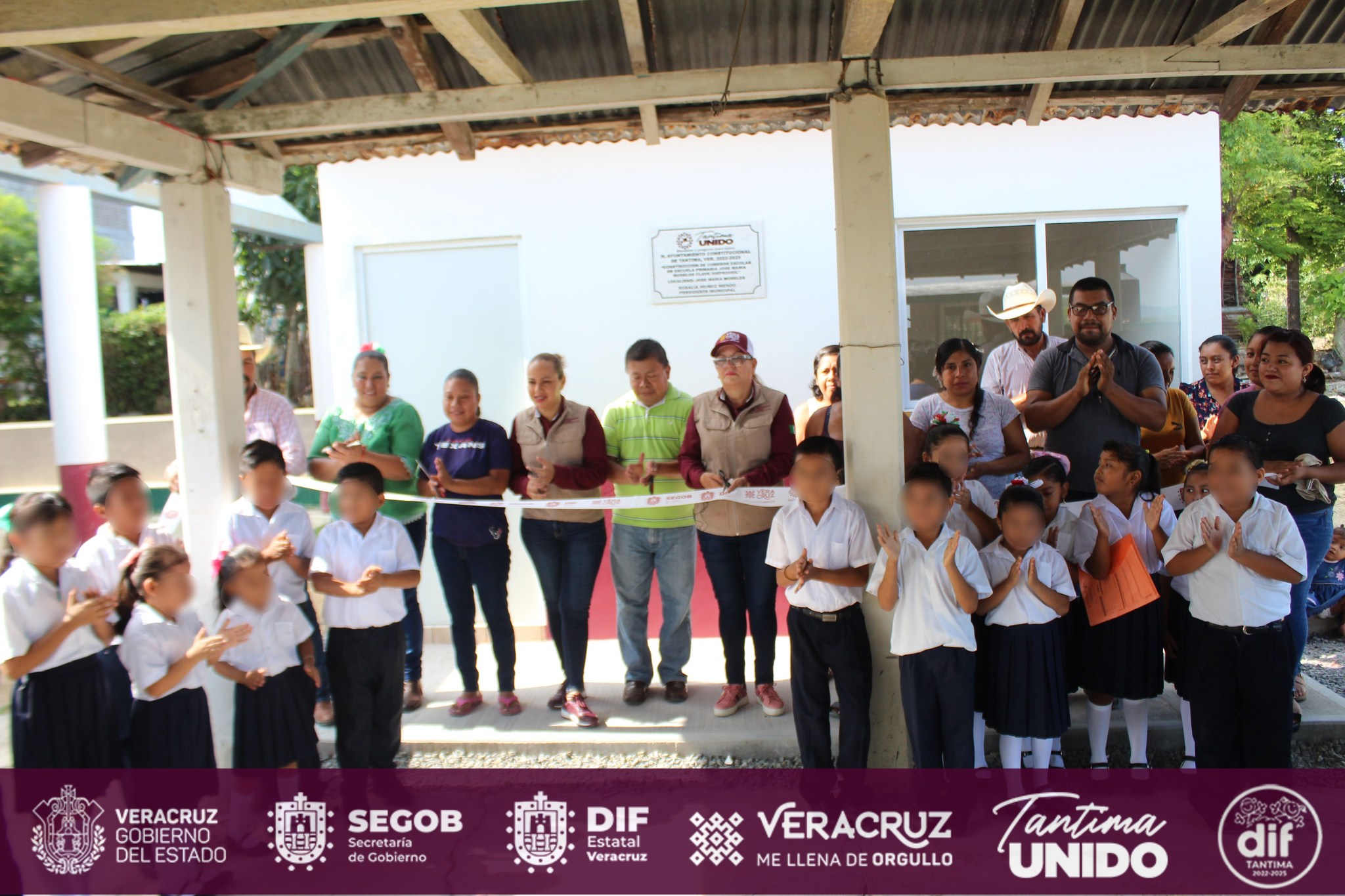 TANTIMA: INAUGURACIÓN DE OBRA «CONSTRUCCIÓN DE COMEDOR ESCOLAR» EN ESCUELA PRIMARIA JOSÉ MARÍA MORELOS Y PAVÓN