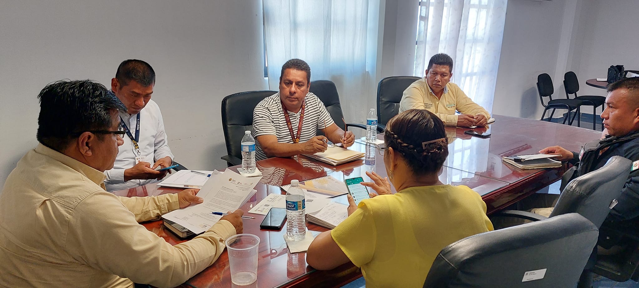 Citlaltépetl: Reunión con Representantes del Consejo Estatal de Seguridad Pública y CEI (Plataforma México)