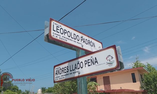 Pueblo Viejo: Entrega de arteria pavimentada en la calle Leopoldo Pavón