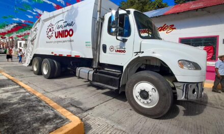 Tantima: incorporación de camión recolector
