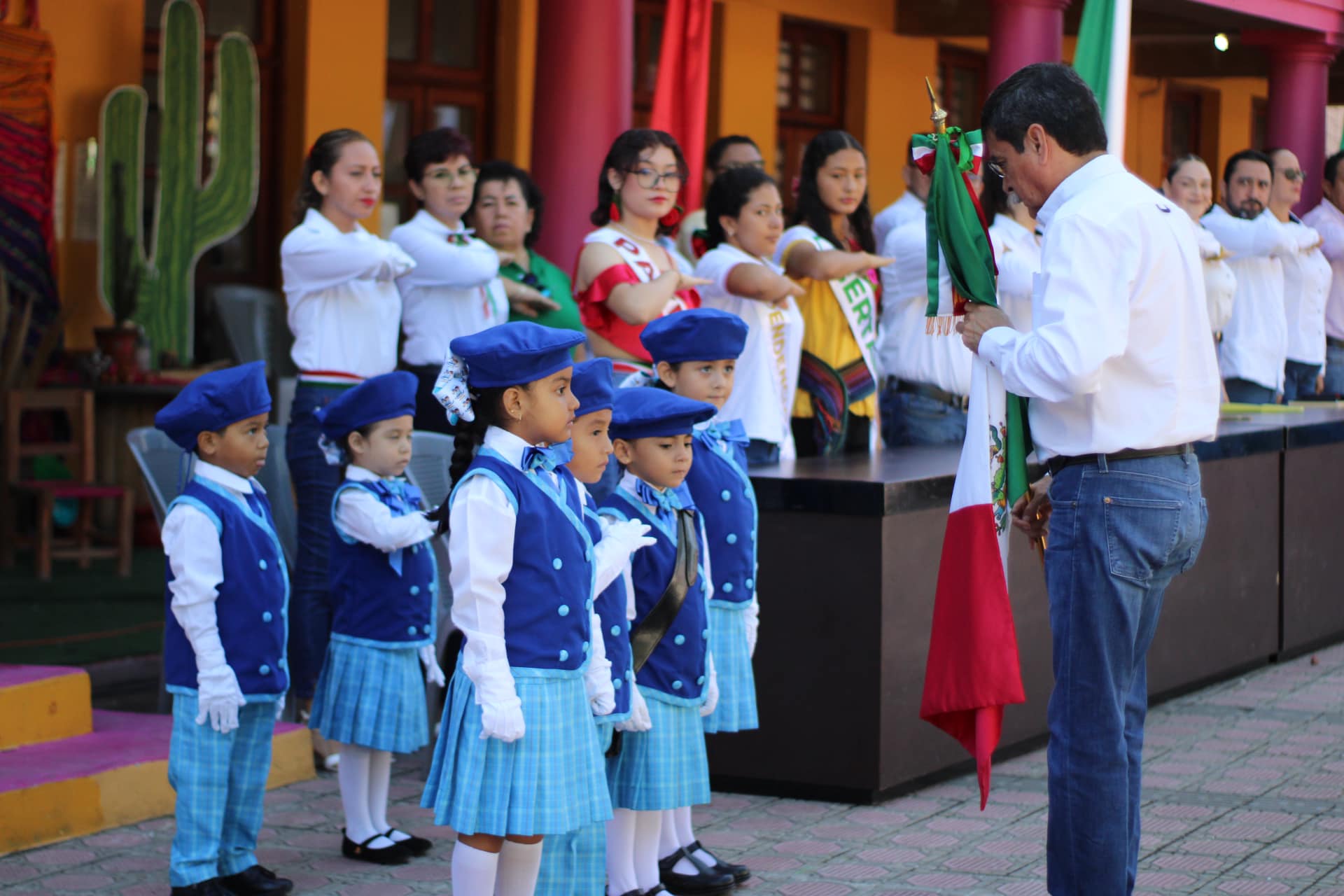 Celebrando la Independencia de México en Ozuluama de Mascareñas