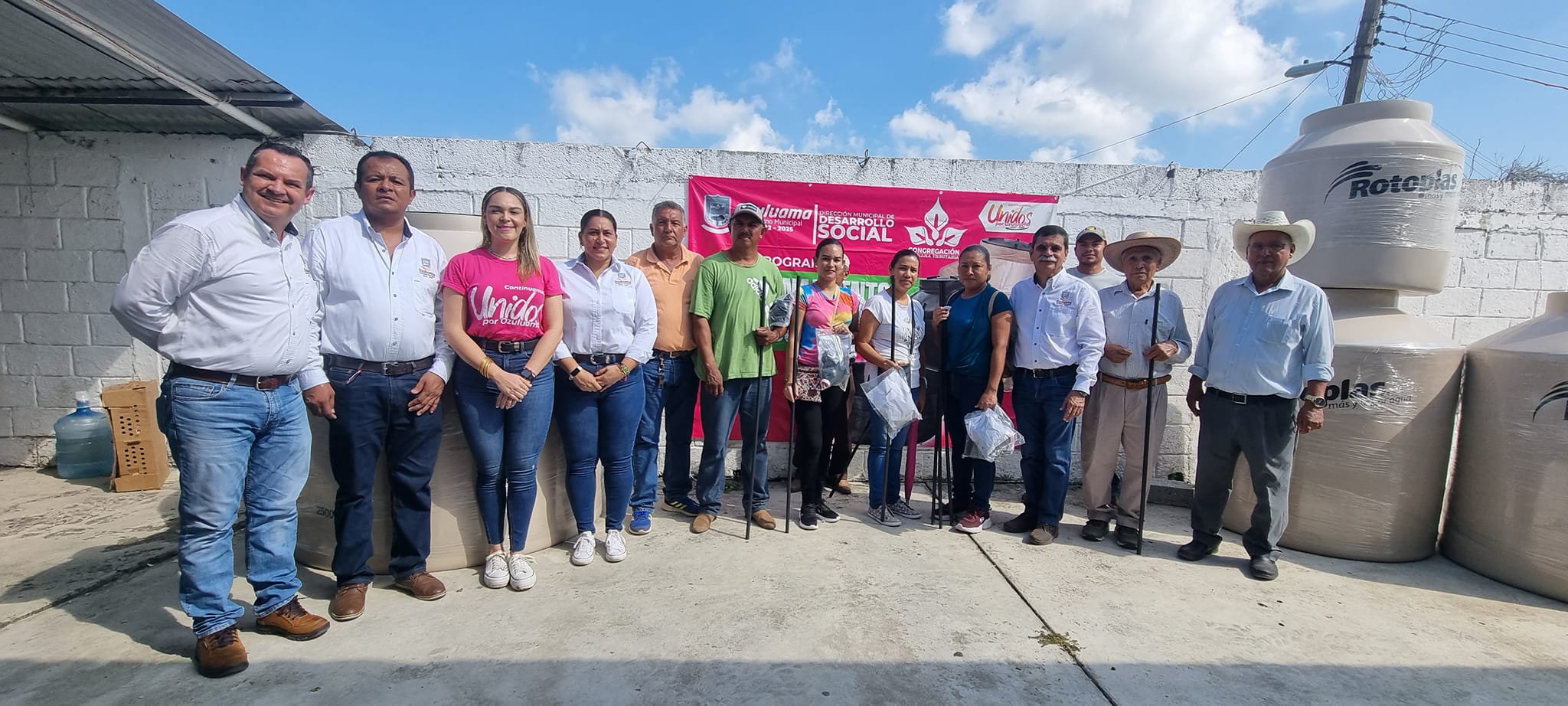 Onceava Entrega del Programa de Almacenamiento Adecuado de Agua Municipal Beneficia a Ozuluama