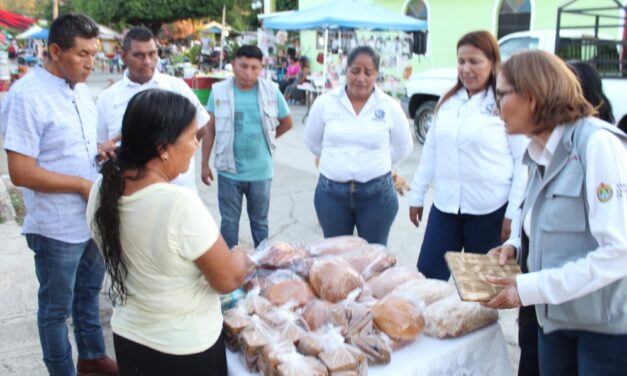 Chinampa De Gorostiza:  «Apoyo Municipal al Emprendimiento: Gabriel Morelos Francisco en el Mercado Social de Colonia San Pedro»