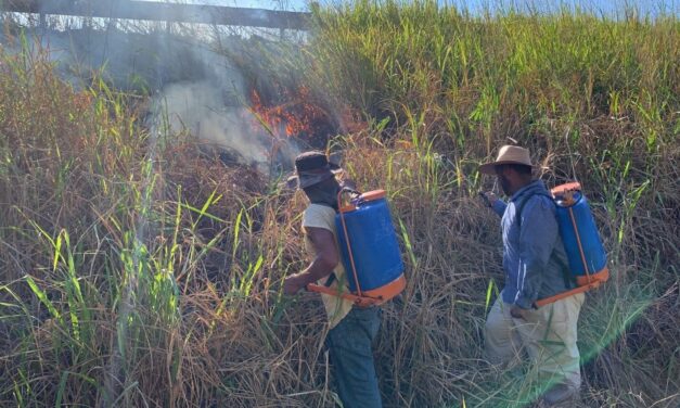 Nautla: Incendio en Puente de El Raudal