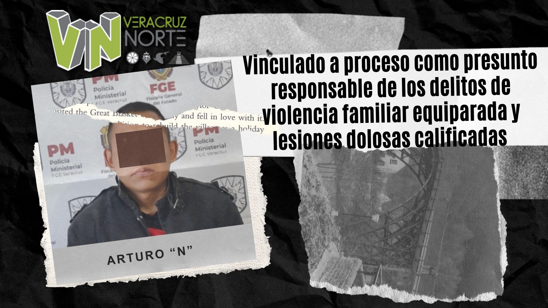 Pánuco: Vinculado a proceso como presunto responsable de los delitos de violencia familiar equiparada y lesiones dolosas calificadas