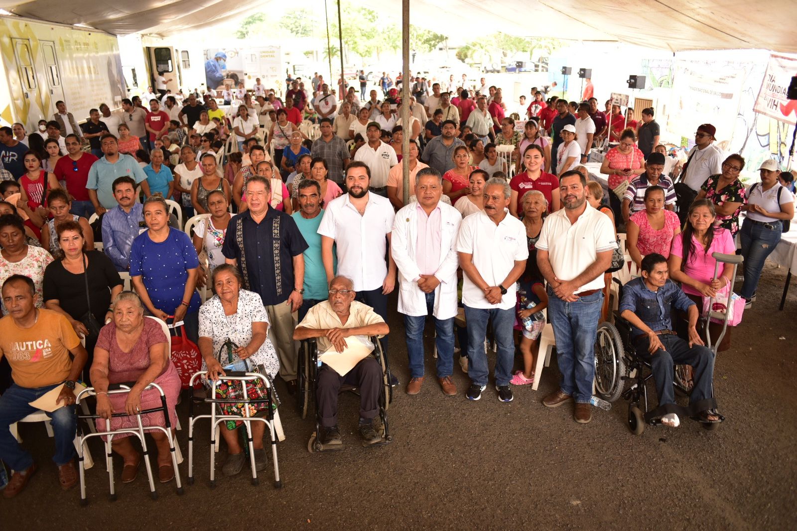 Tuxpan: Se inauguró la Jornada Integral de Salud-Mes Rosa en beneficio de familias tuxpeñas