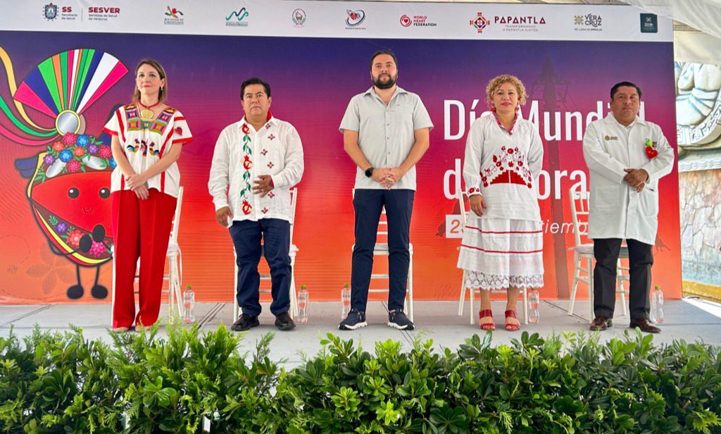Papantla Celebra el Día Mundial del Corazón con Evento Multitudinario en «La Tierra de los Tres Corazones»