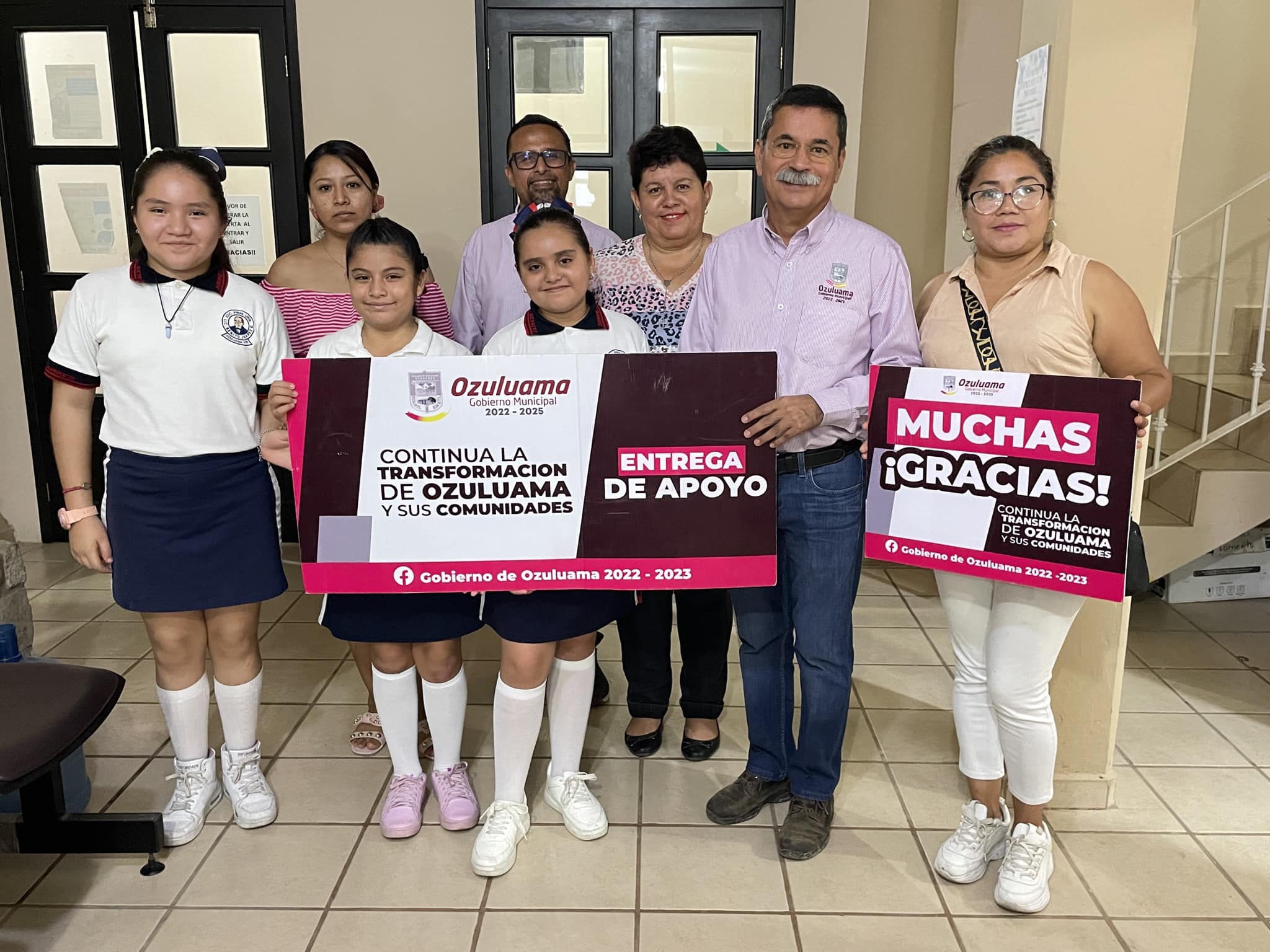 Ozuluama: Visita del Presidente Municipal a la Escuela Primaria Lic. Benito Juárez García