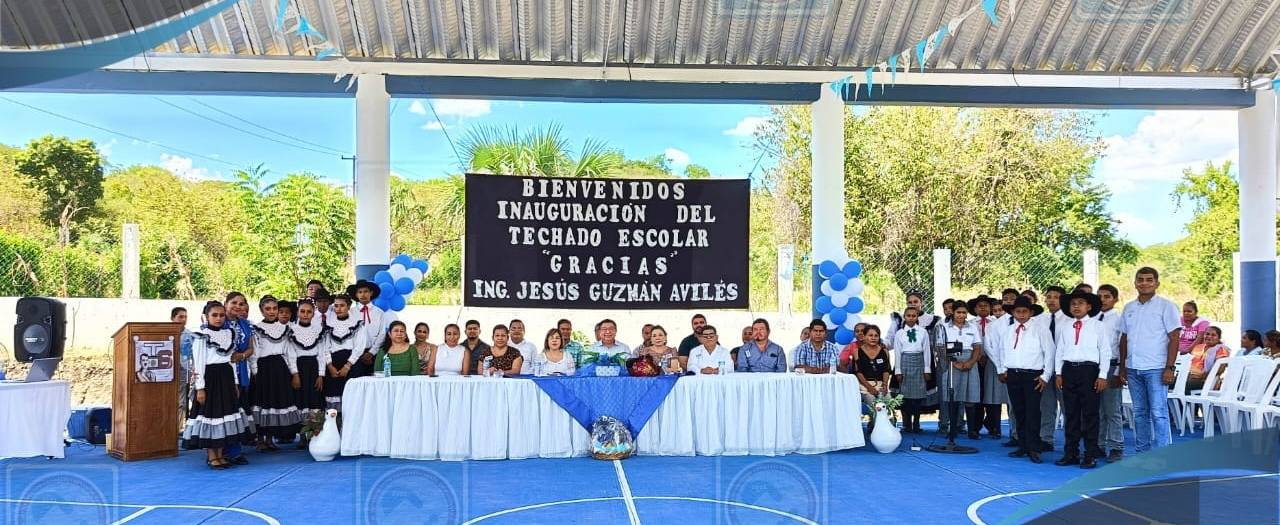 Tantoyuca: Inauguración del Techado en la Telesecundaria Lázaro Cárdenas del Río en Buena Vista Acececa