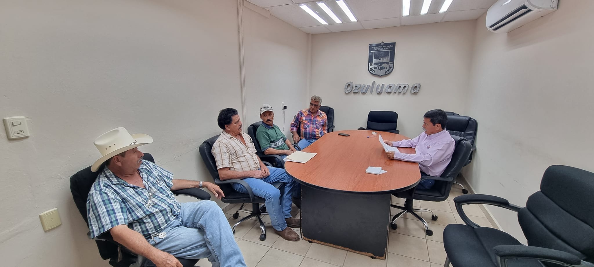 Reunión Productiva entre el Ejido de Campanario y el Ayuntamiento de Ozuluama de Mascareñas