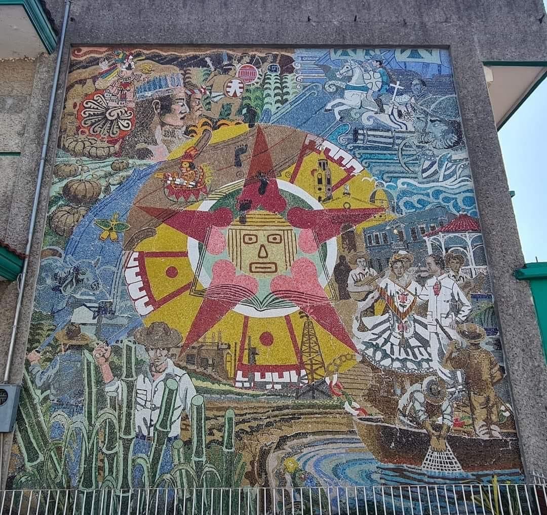 Un mural emblemático del municipio de Pánuco