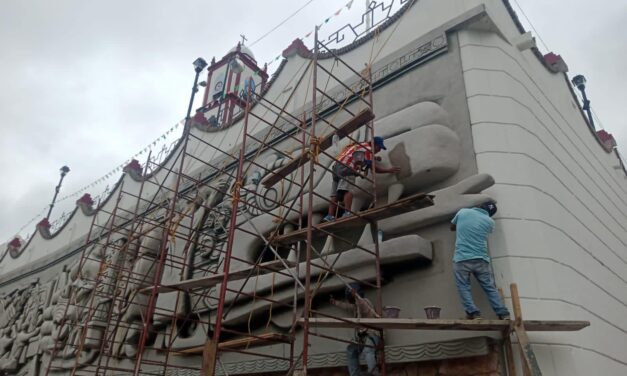 Restauración del Mural, «Homenaje a la Cultura Totonaca»: La Sonrisa de Quetzalcoatl Vuelve a Brillar en Papantla