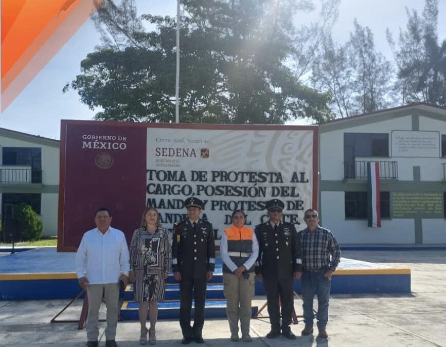 «El H. Ayuntamiento de Tepetzintla Acompaña la Toma de Protesta del Comandante Interino del Quinto Batallón de Ingenieros de Combate»