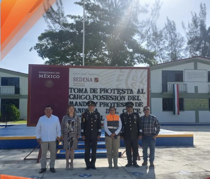 «El H. Ayuntamiento de Tepetzintla Acompaña la Toma de Protesta del Comandante Interino del Quinto Batallón de Ingenieros de Combate»