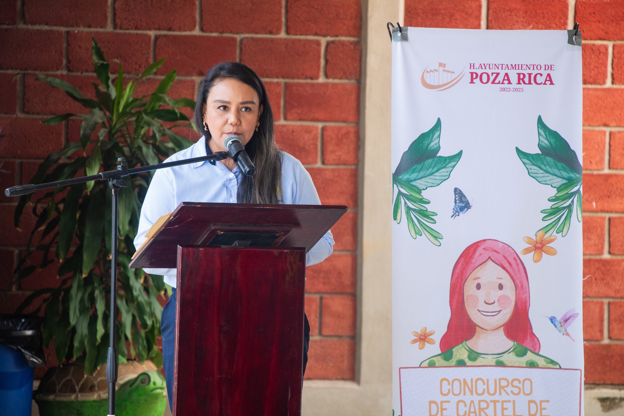 Poza Rica: Se entrega el último mural del concurso «Vivir en un medio ambiente sano, es mi derecho»