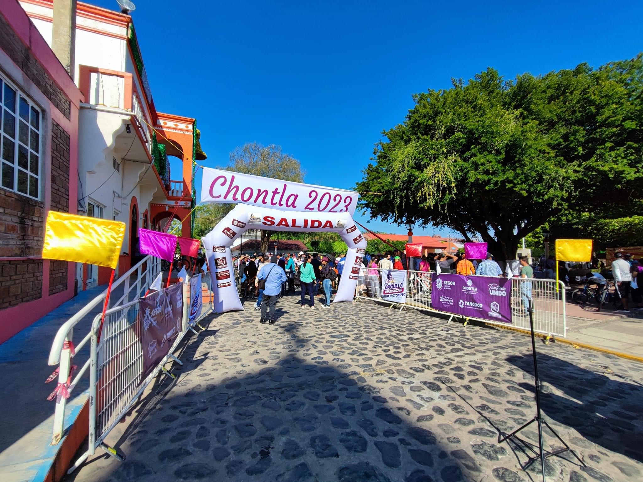 Chontla: Gran Participación del Team Abejas Bikers MTB en la Rodada Orgullo Veracruzano