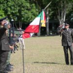 Fiscal general asiste a la ceremonia de toma de posesión del cargo y protesta de bandera del nuevo comandante de la 19/a zona militar