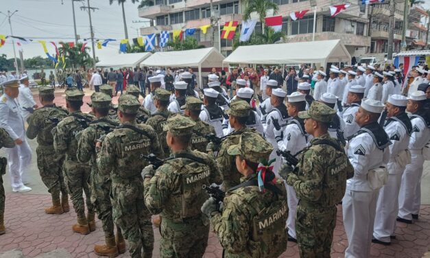 La Fuerza Naval del Golfo y la Quinta Zona Naval conmemoran el 23 denoviembre, “Día de la Armada de México”
