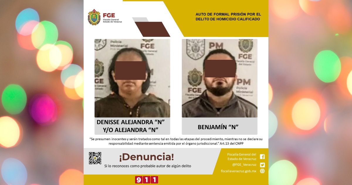 Auto de formal prisión por homicidio calificado en Naranjos, Veracruz