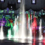 Alcalde de Papantla inaugura las Fuentes Danzantes