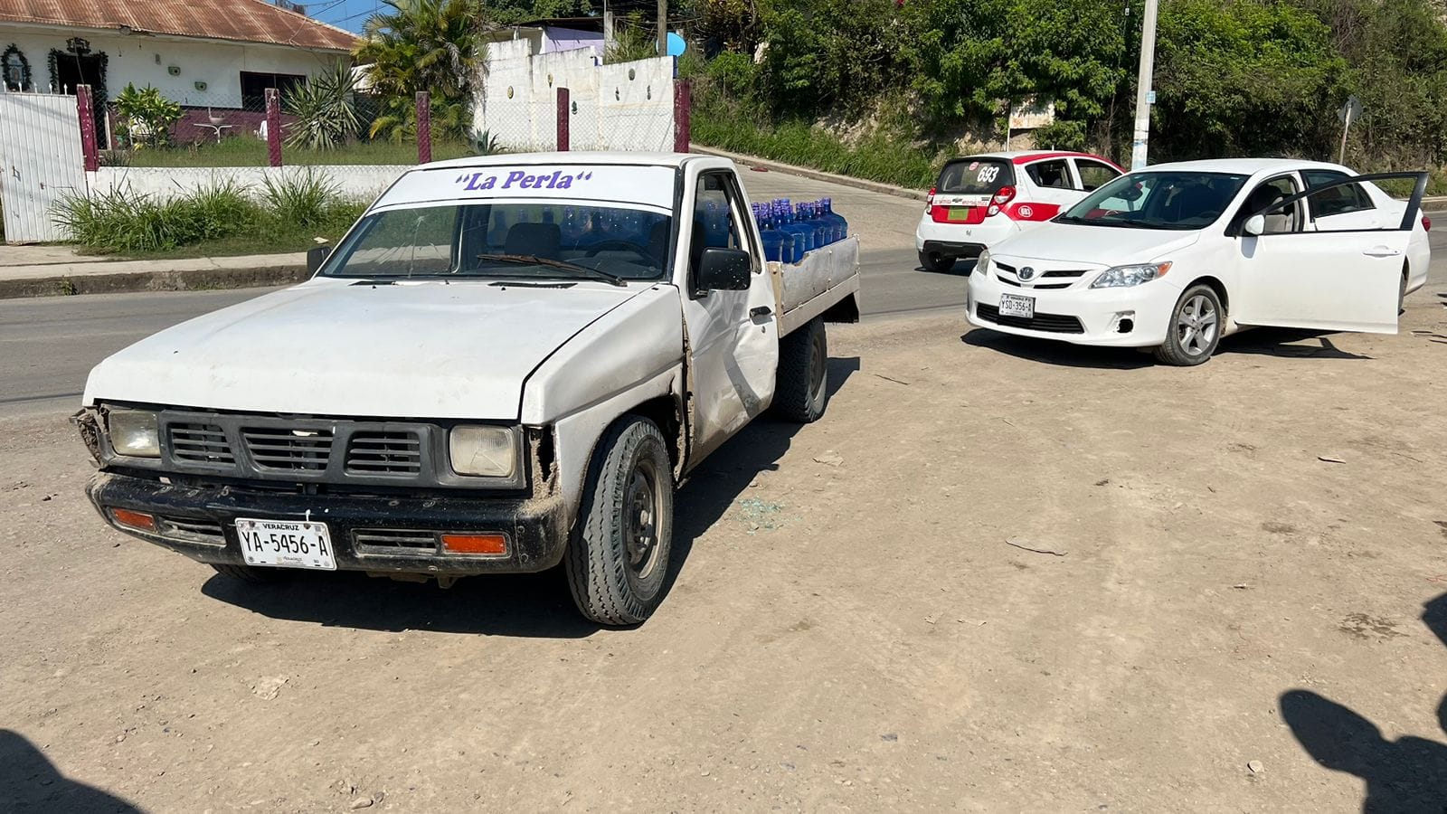Delegado de política regional de la zona norte provoca accidente en Tantoyuca