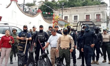 REALIZAN OPERATIVO CONTRA LA PIROTECNIA EN PAPANTLA