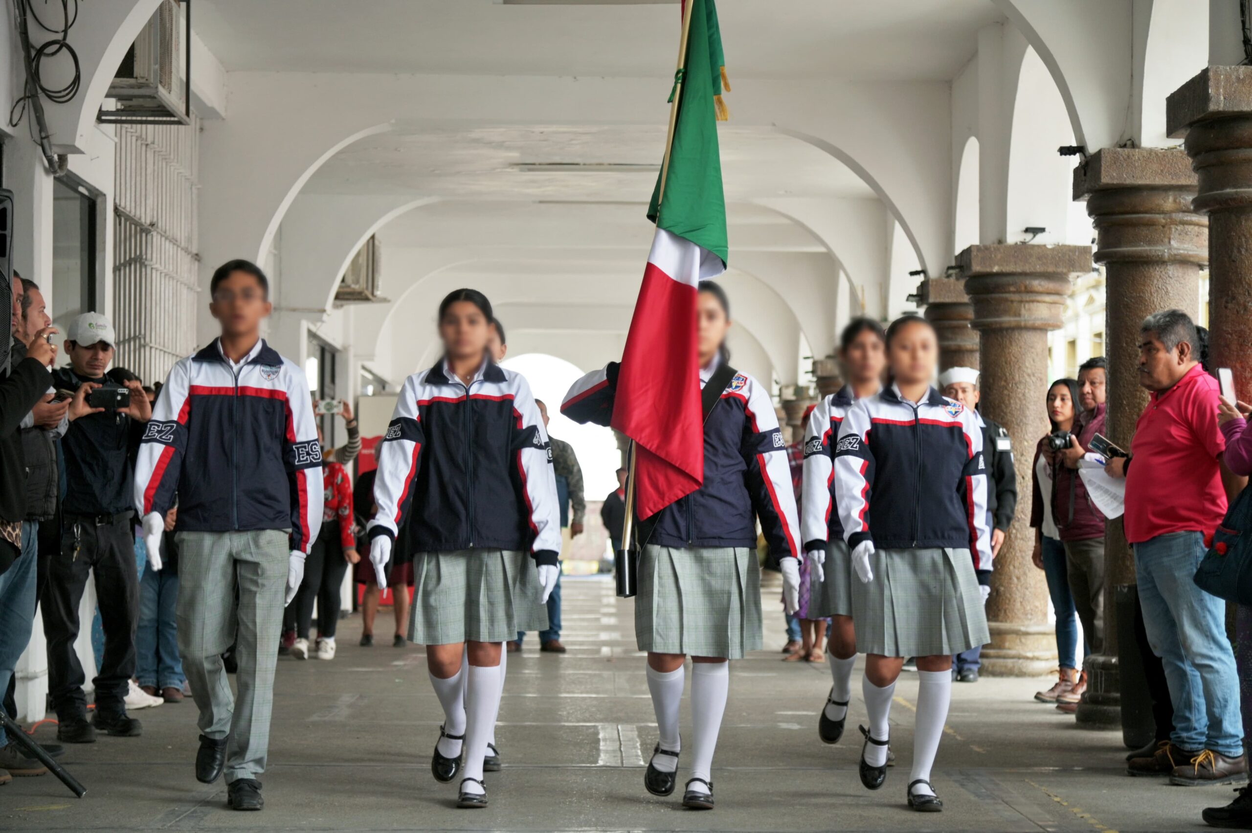 Participa secundaria general Núm. 1 “Emiliano Zapata” en el Lunes Cívico