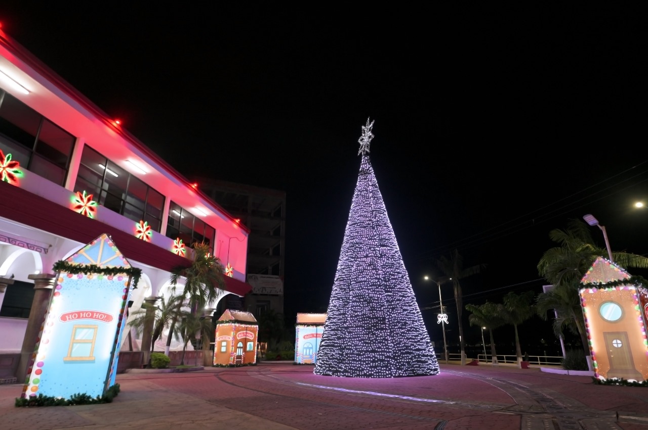 Se llevó a cabo el encendido del Árbol de Navidad