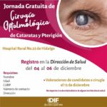 Gobierno Municipal de Álamo Temapache promueve Jornada Gratuita de Cirugías Oftalmológicas de Cataratas y Pterigion