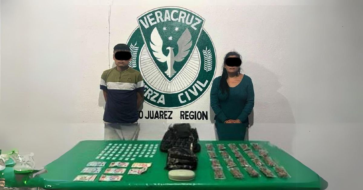 Caen Dos en Colatlán por Delitos Contra la Salud: Distribuían Drogas en las Calles de Veracruz