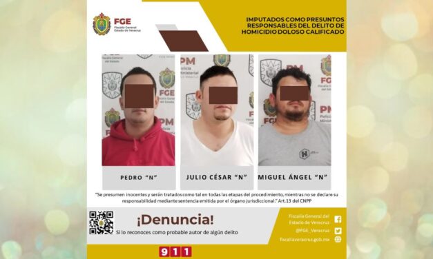 Ozuluama:Imputados como presuntos responsables del delito de homicidio doloso calificado