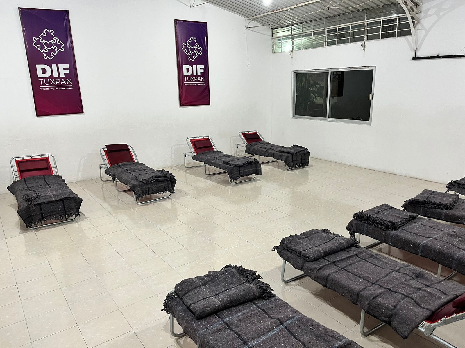 DIF Tuxpan abre albergue temporal por bajas temperaturas