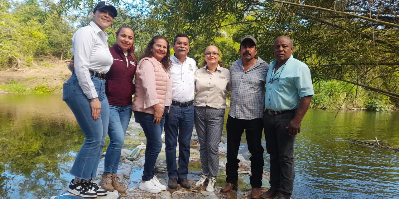 Alcaldes de Tantima, Tamalín y Ozuluama evitarán que el agua salada invada el río Terrero