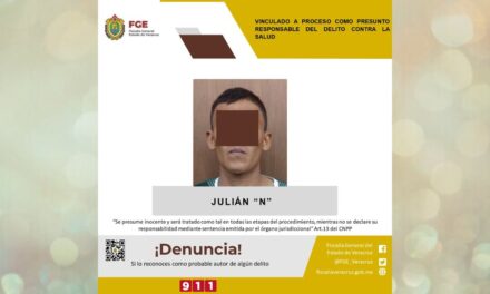 Vinculado a proceso por delitos contra la salud en Martínez de la Torre